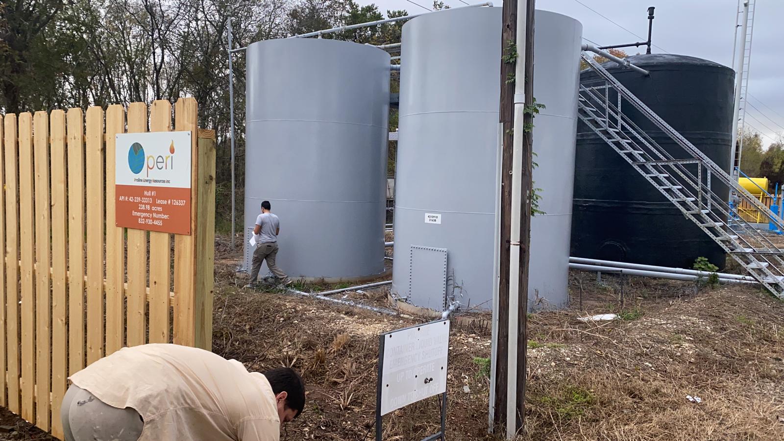 Proline Energy Resources banner showing oil and gas production facilities